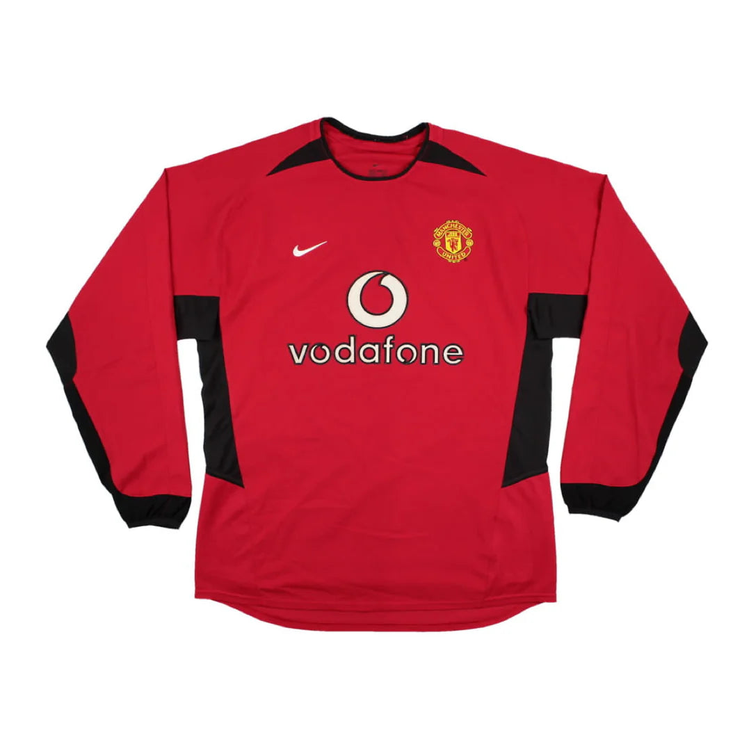 MANCHESTER UNITED 2002-04 RETRO LONGSLEEVE