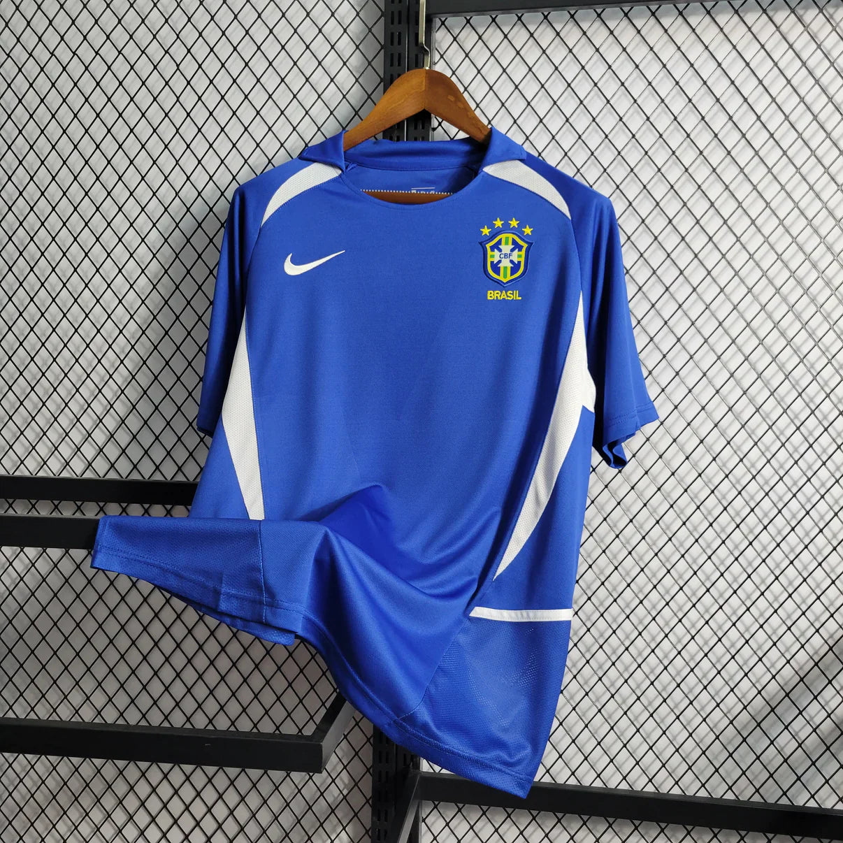 BRASILIEN 2002 RETRO-TRIKOT AUSWÄRTS