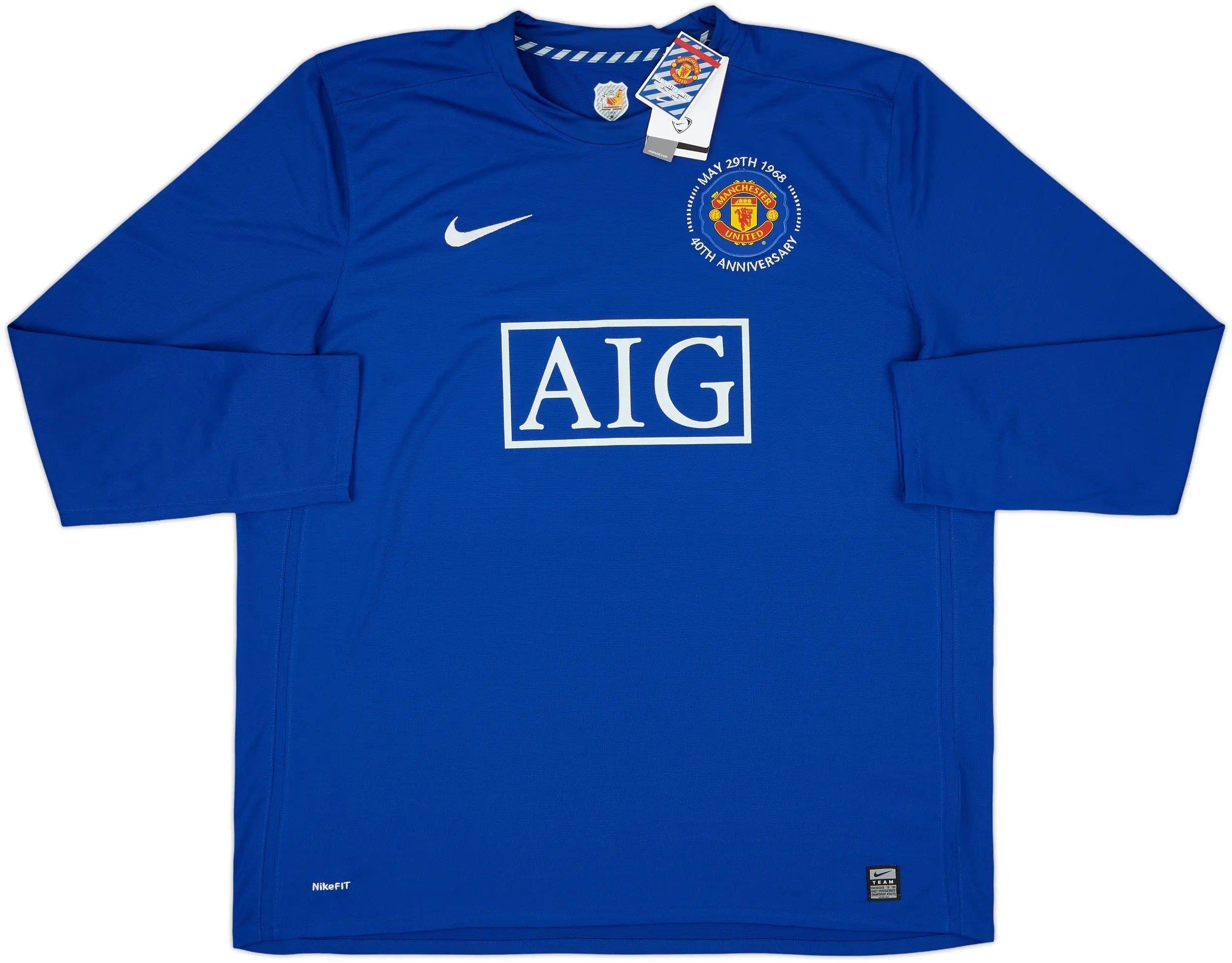 MANCHESTER UNITED 2008-09 RETRO LONG SLEEVE