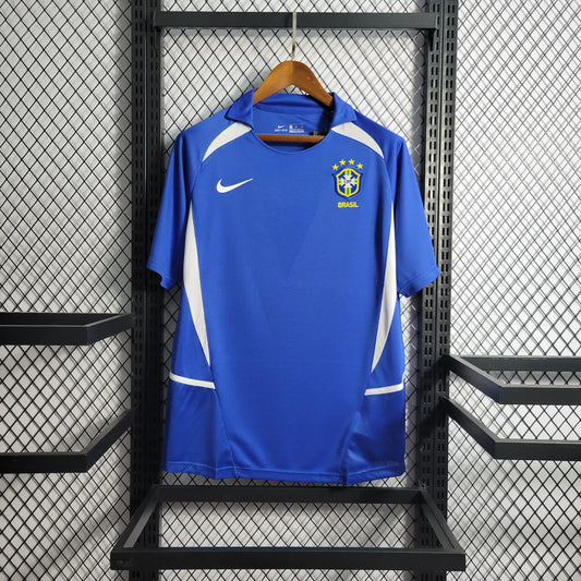 BRASILIEN 2002 RETRO-TRIKOT AUSWÄRTS