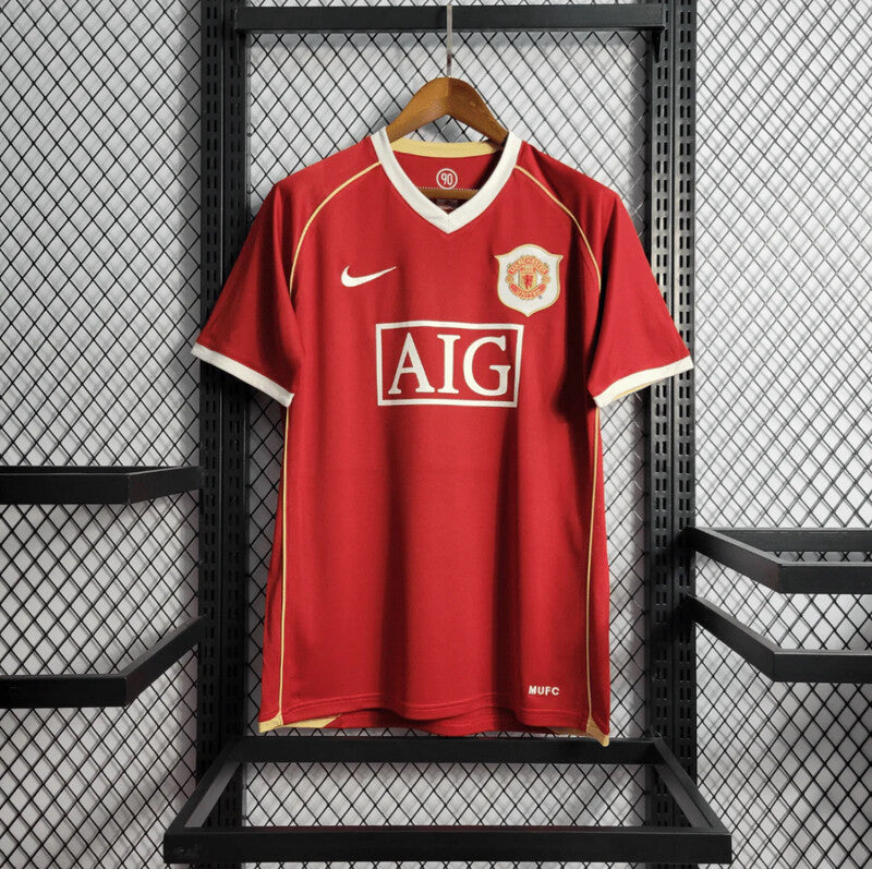 MANCHESTER UNITED 2007-08 RETRO-HEMD