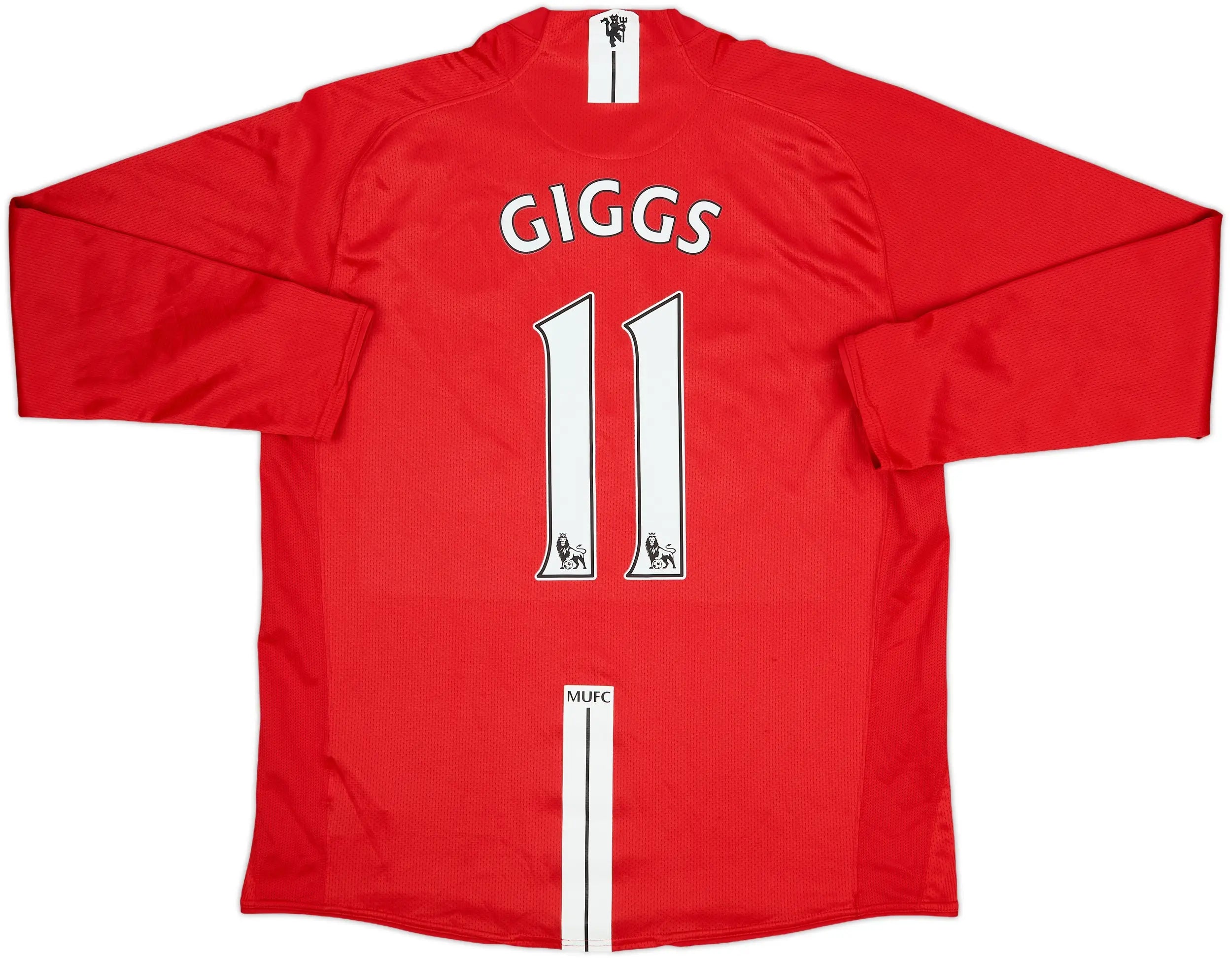 MANCHESTER UNITED 2007-08 RETRO LONG SLEEVE